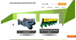 Desktop Screenshot of gurunanakagriculture.com